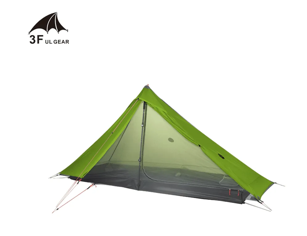 3F UL GEAR Lanshan 1 Pro - 3 Season Tent (Green T Zip)