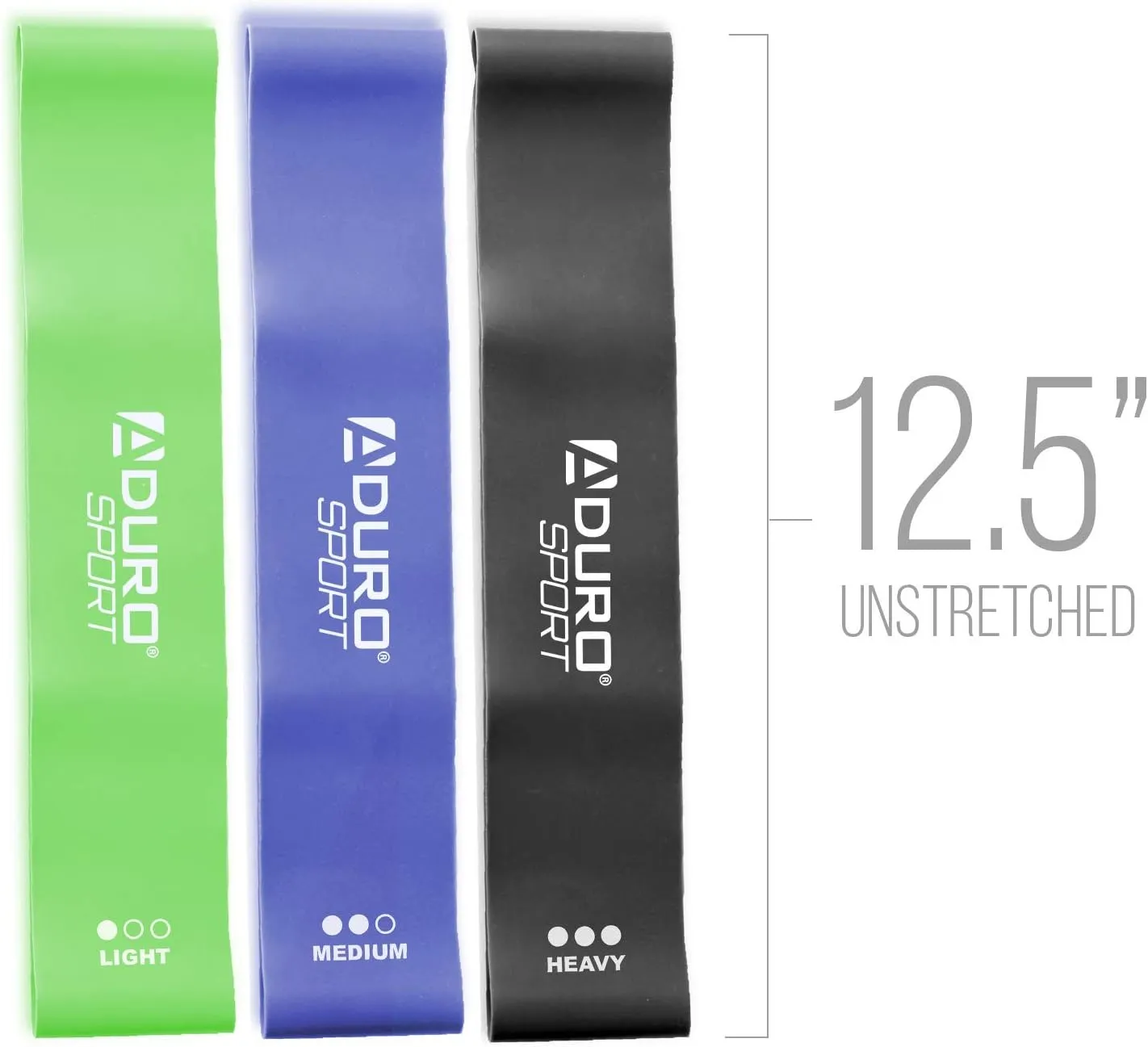 Aduro Sport Resistance Bands Set with 3 Resistance Levels
