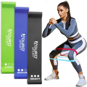 Aduro Sport Resistance Bands Set with 3 Resistance Levels
