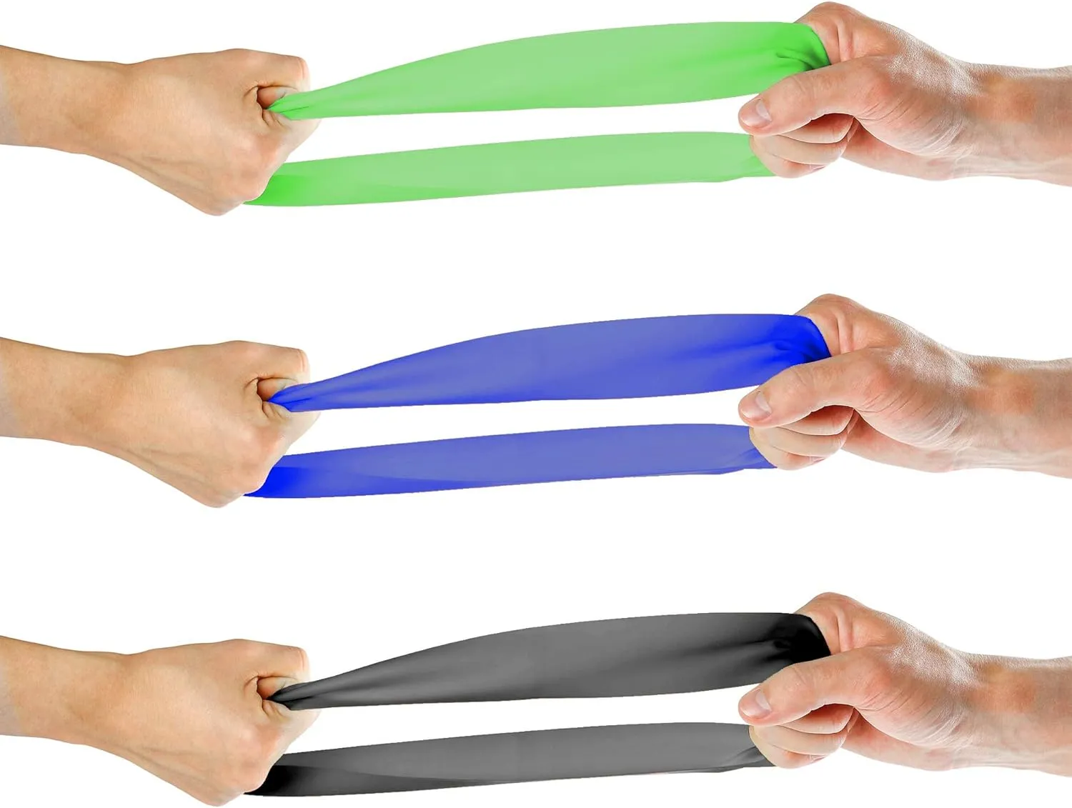 Aduro Sport Resistance Bands Set with 3 Resistance Levels