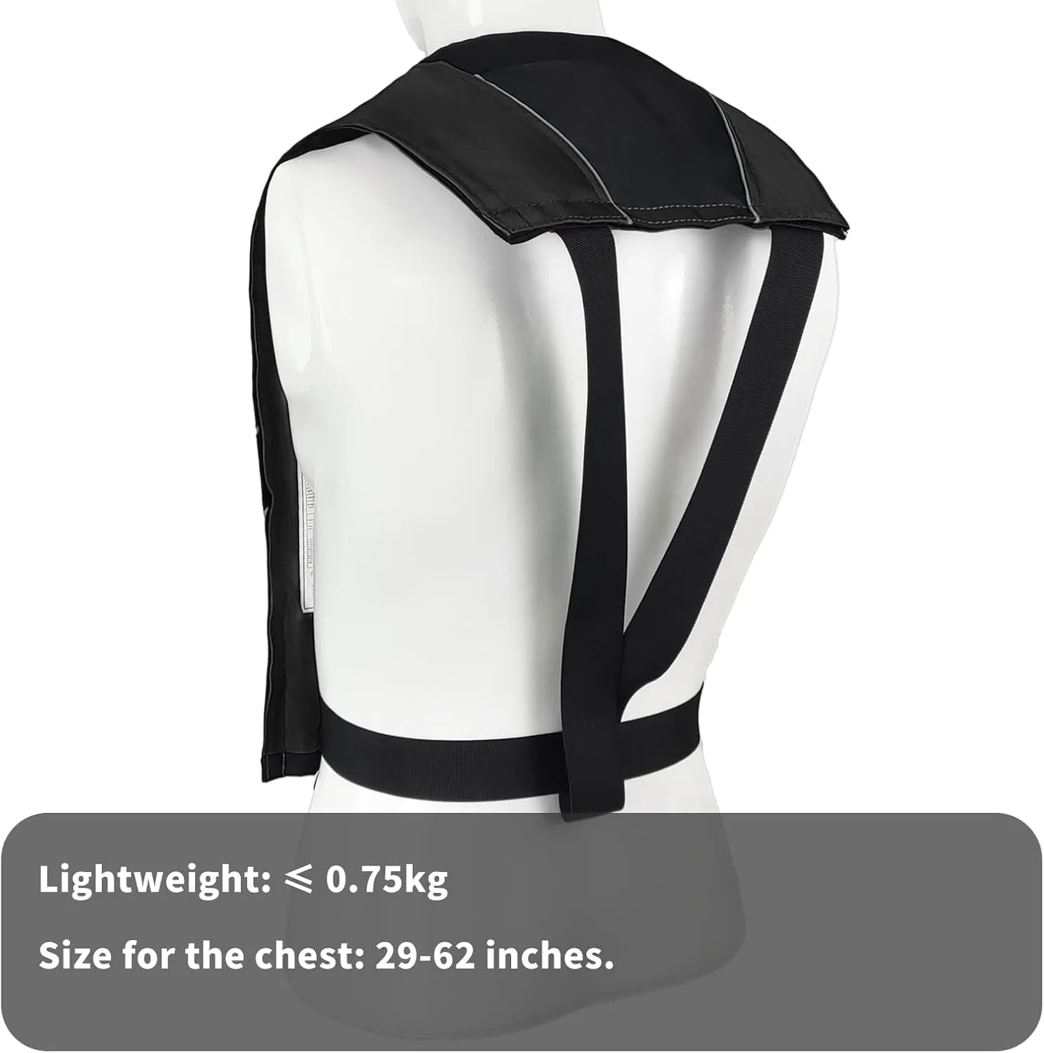 Automatic Inflatable Life Jacket|Life Vest for Adults|PFD Low Profile|Supports up to 330 lbs