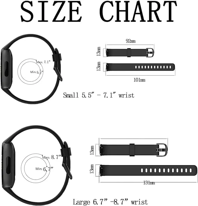 Baaletc Compatible with Fitbit Inspire 3 Bands for Men Women, Soft Silicone Sport Wristband Strap Band Bracelets for Inspire 3, Small Large (grey, Large:6.7"-8.7" Wrist)