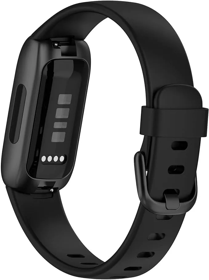 Baaletc Compatible with Fitbit Inspire 3 Bands for Men Women, Soft Silicone Sport Wristband Strap Band Bracelets for Inspire 3, Small Large (grey, Large:6.7"-8.7" Wrist)