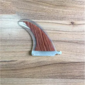 Boogie Boards Surfboard Tail Fins SUP Stand Up Paddle Board Centre Fin for Padding and Surfboard (Color : Brown)