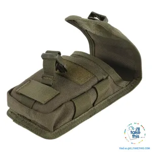 Camouflage Belt Phone Bag,  Side pouch suit 5.7' phones, 5 Color Options