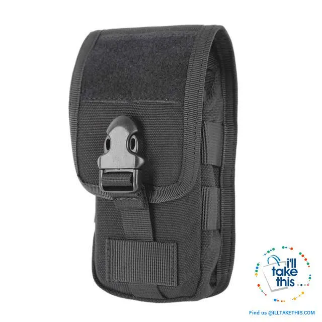Camouflage Belt Phone Bag,  Side pouch suit 5.7' phones, 5 Color Options