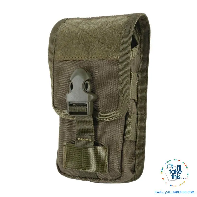 Camouflage Belt Phone Bag,  Side pouch suit 5.7' phones, 5 Color Options