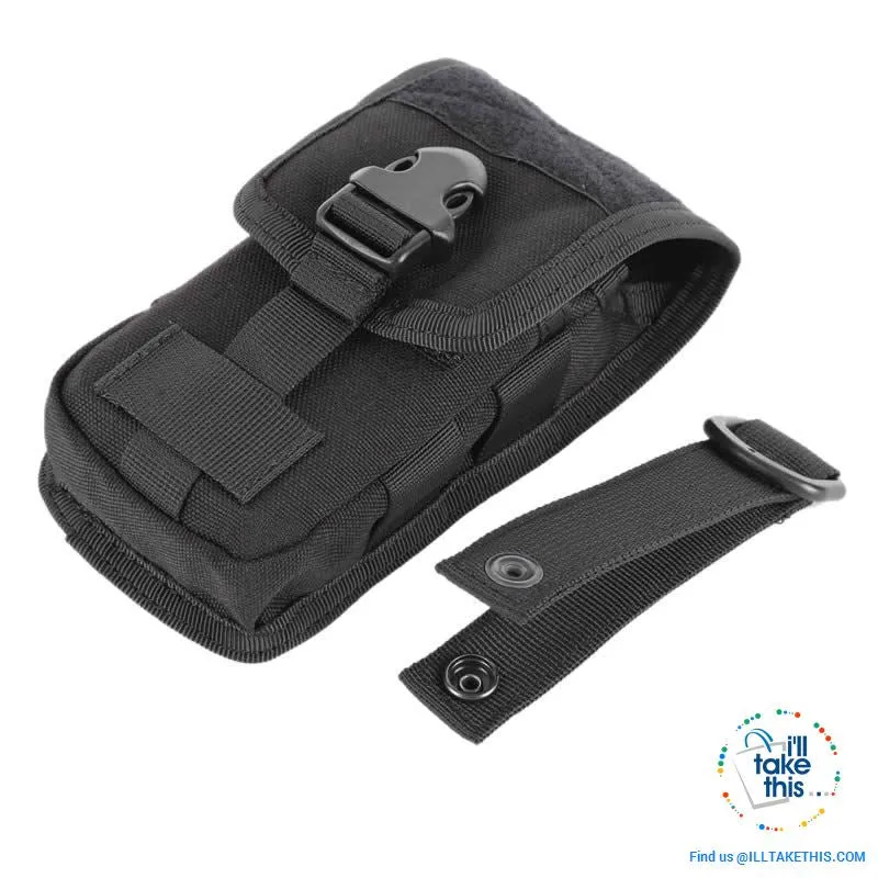Camouflage Belt Phone Bag,  Side pouch suit 5.7' phones, 5 Color Options