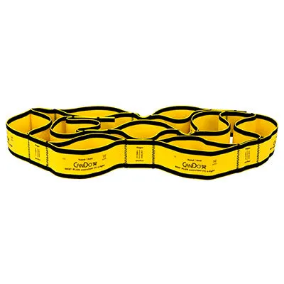 CanDo Multi-Grip Exerciser Plus, 6 Foot Exerciser, 9 Loops