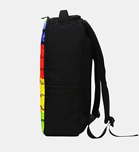 Crazytravel Stylish School Laptop Shoulder Backpack Books Bags Case For Teens Girls Men Hiking