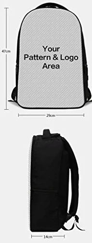 Crazytravel Stylish School Laptop Shoulder Backpack Books Bags Case For Teens Girls Men Hiking
