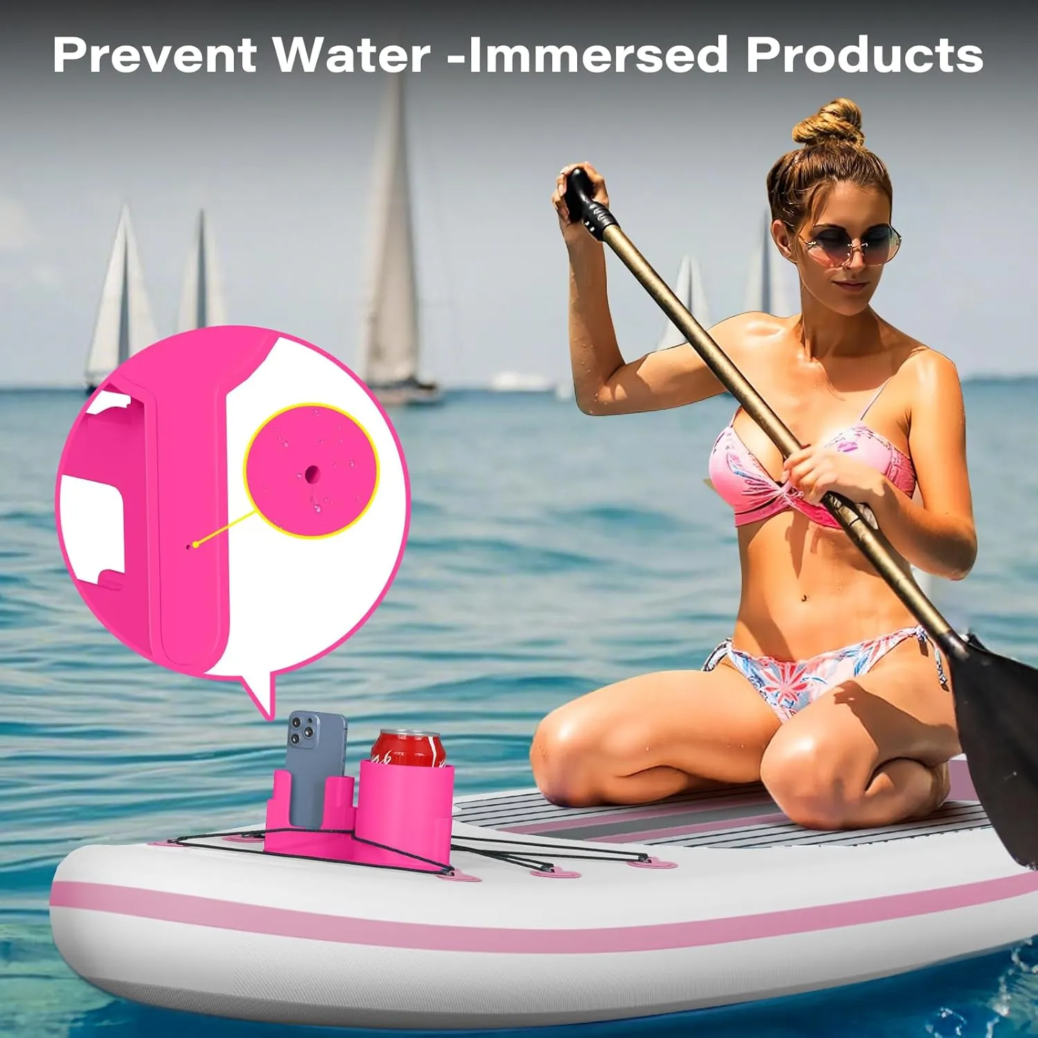 Cup Paddle Board,Stand Up Paddle Board Accessories SUP Kayak Holder for Drink
