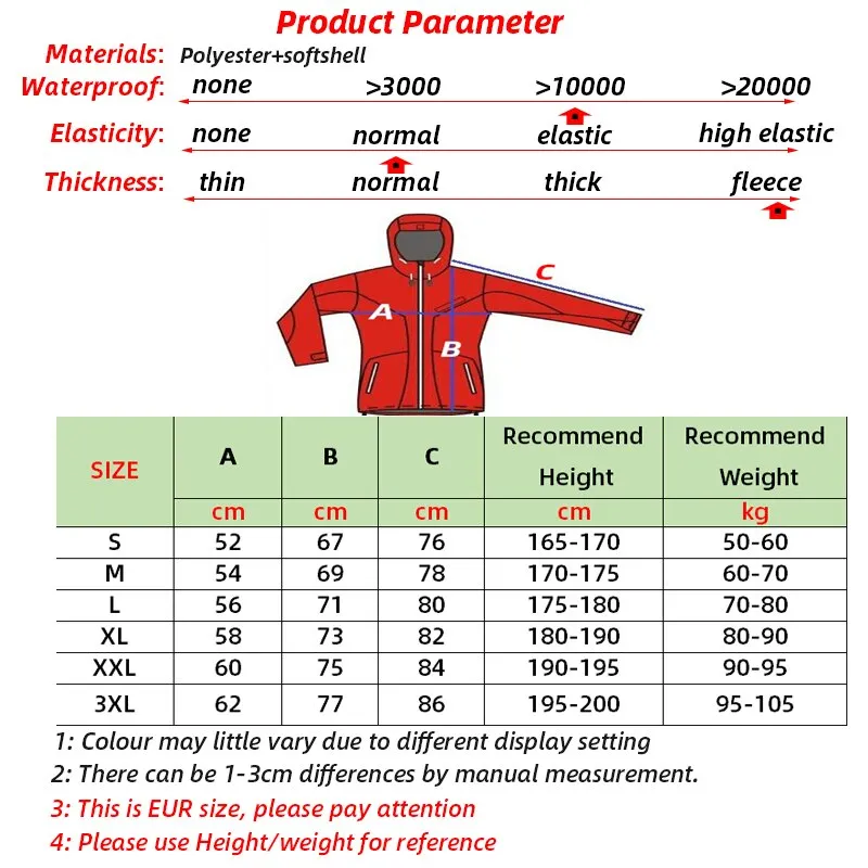Custom Print New Softshell Jacket Men Waterproof Fleece Thermal Outdoor Hooded Hiking Coat