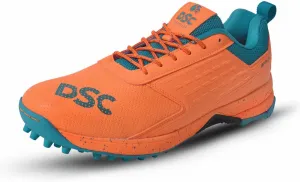 DSC Men's Beamer Cricket Shoes Size 6 UK (Fluro Yellow-White)
