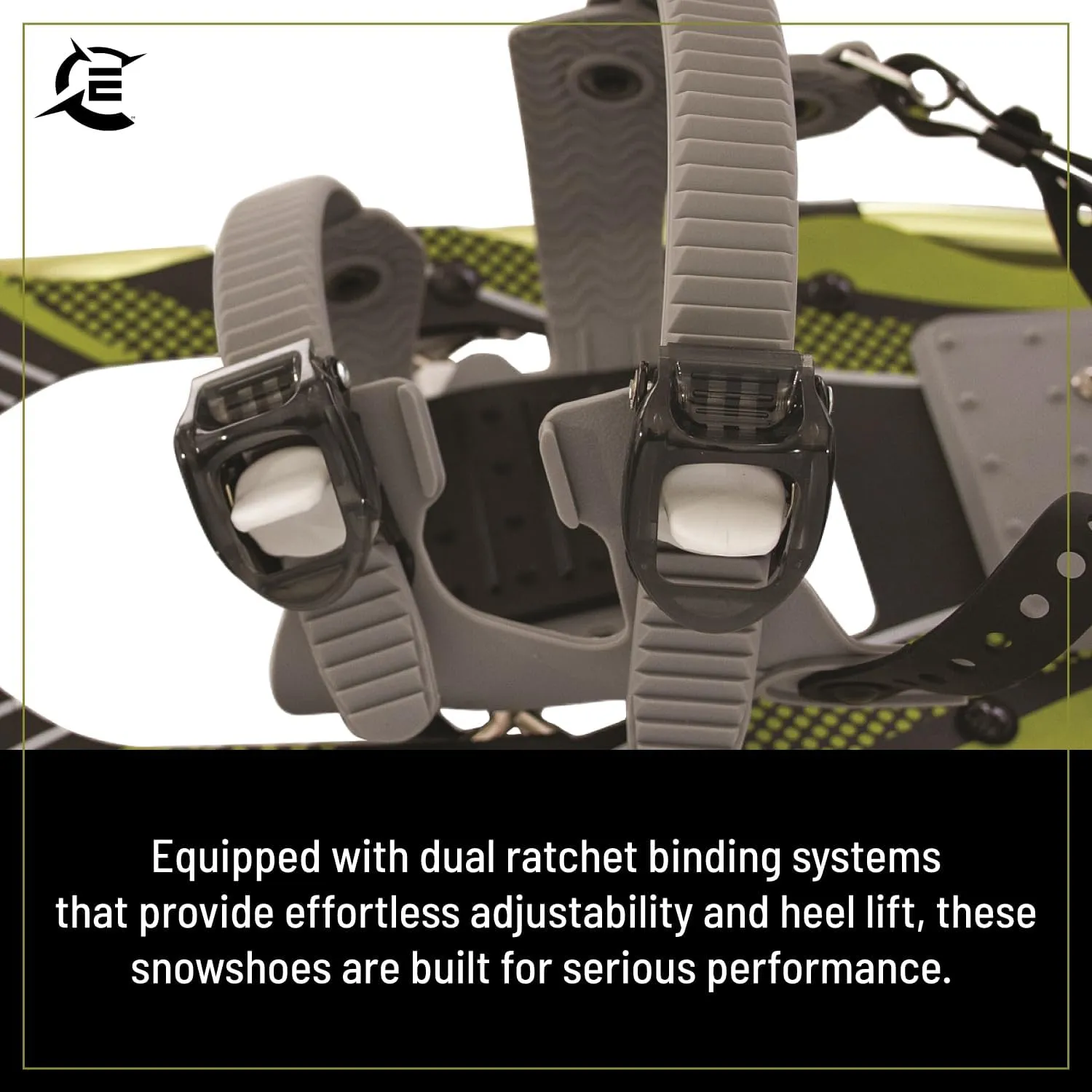 Expedition Lightweight Aluminum Frame Snowshoe Trail Kit with Twist-Lock Trekking Poles, Dual Ratchet Bindings & XPE Trail-Flex Decking, Includes Waterproof Carry Bag