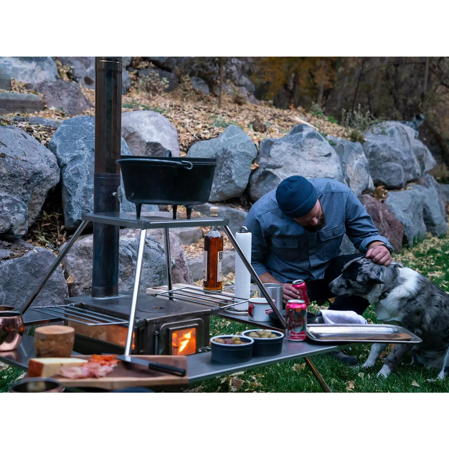 Fire Guard Stove Table