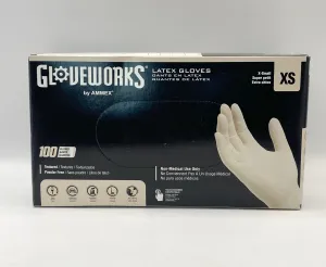 Gloveworks Latex Gloves - Extra Small