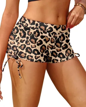 Holipick Women Swim Shorts Tummy Control Swim Bottoms Boyleg Swimsuits Shorts Bathing Suit Bikini Bottoms