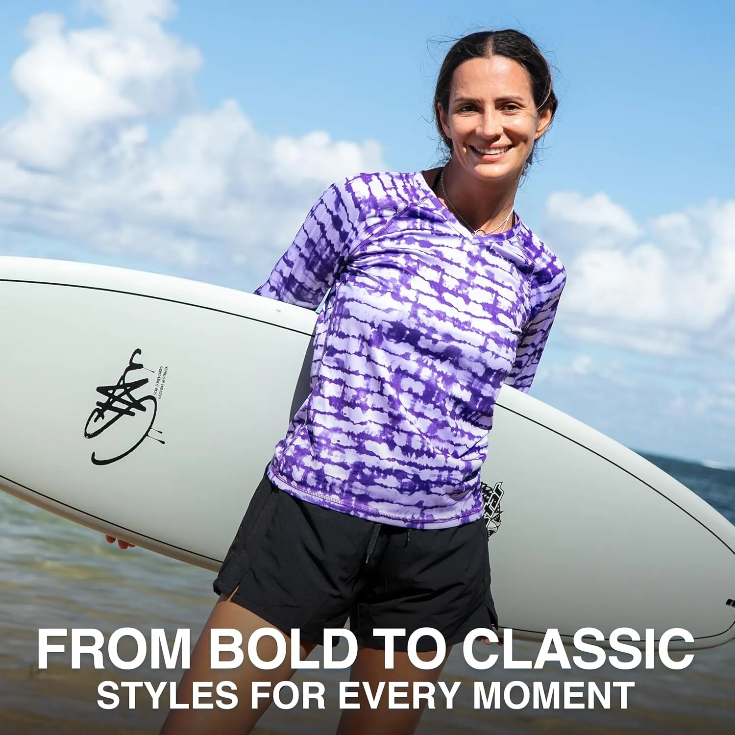 Kanu Surf Women's UPF 50  Long Sleeve Active Swim Tee & Workout Top