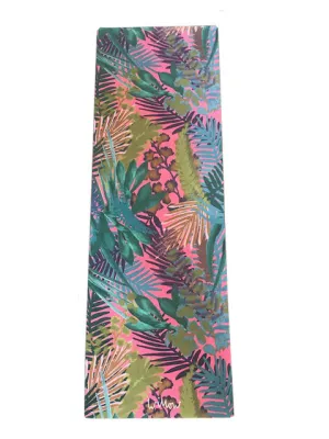 Luxury Yoga Topper | Kew Tropics Hot Pink