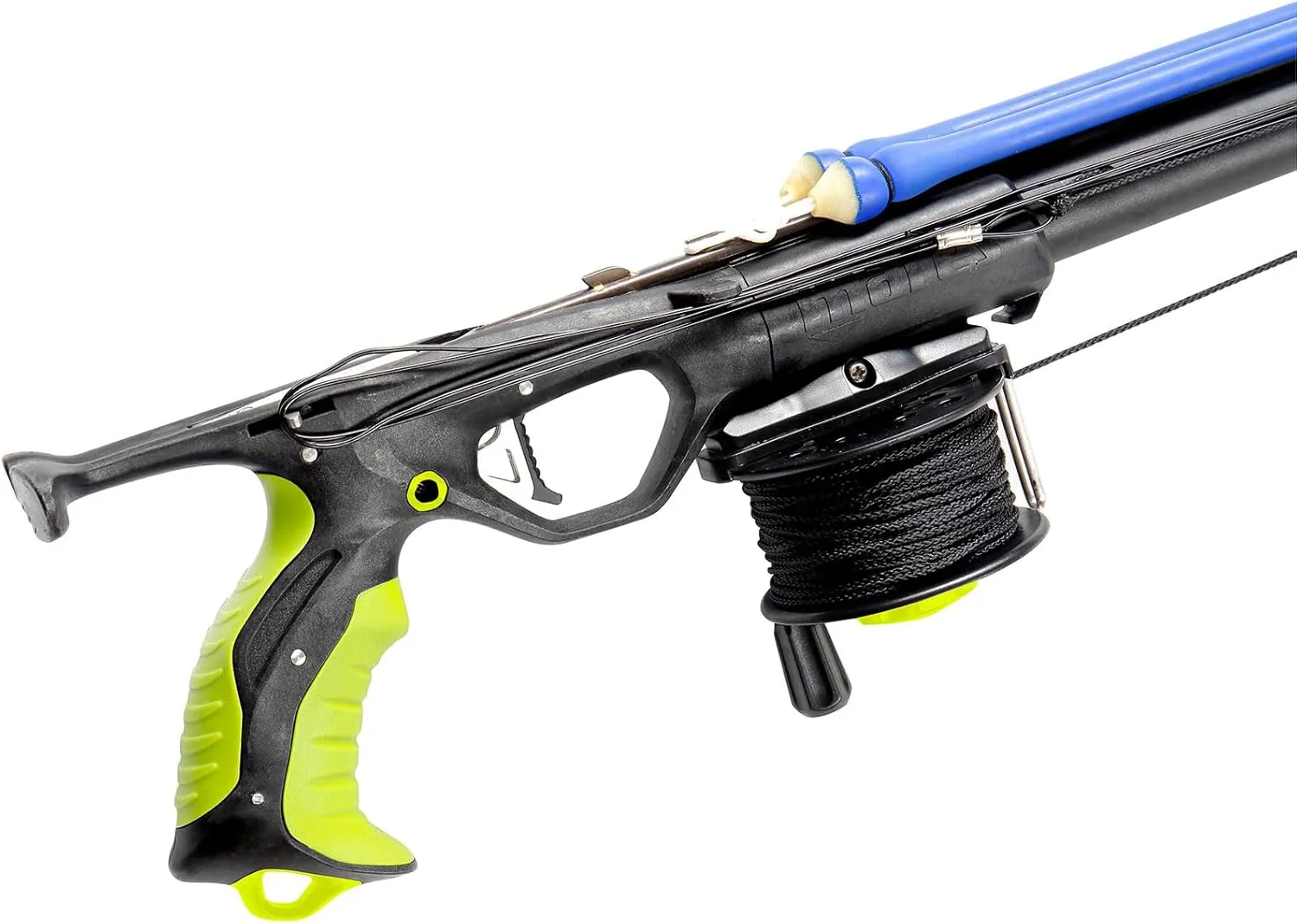 Mares Strike Speargun for Spearfishing | 28mm Barrel, Stainless Steel Release, 6.5mm Shaft, Ergonomic Handle & Horizontal Reel | Optimized for Oversized Bands & Accurate Shots