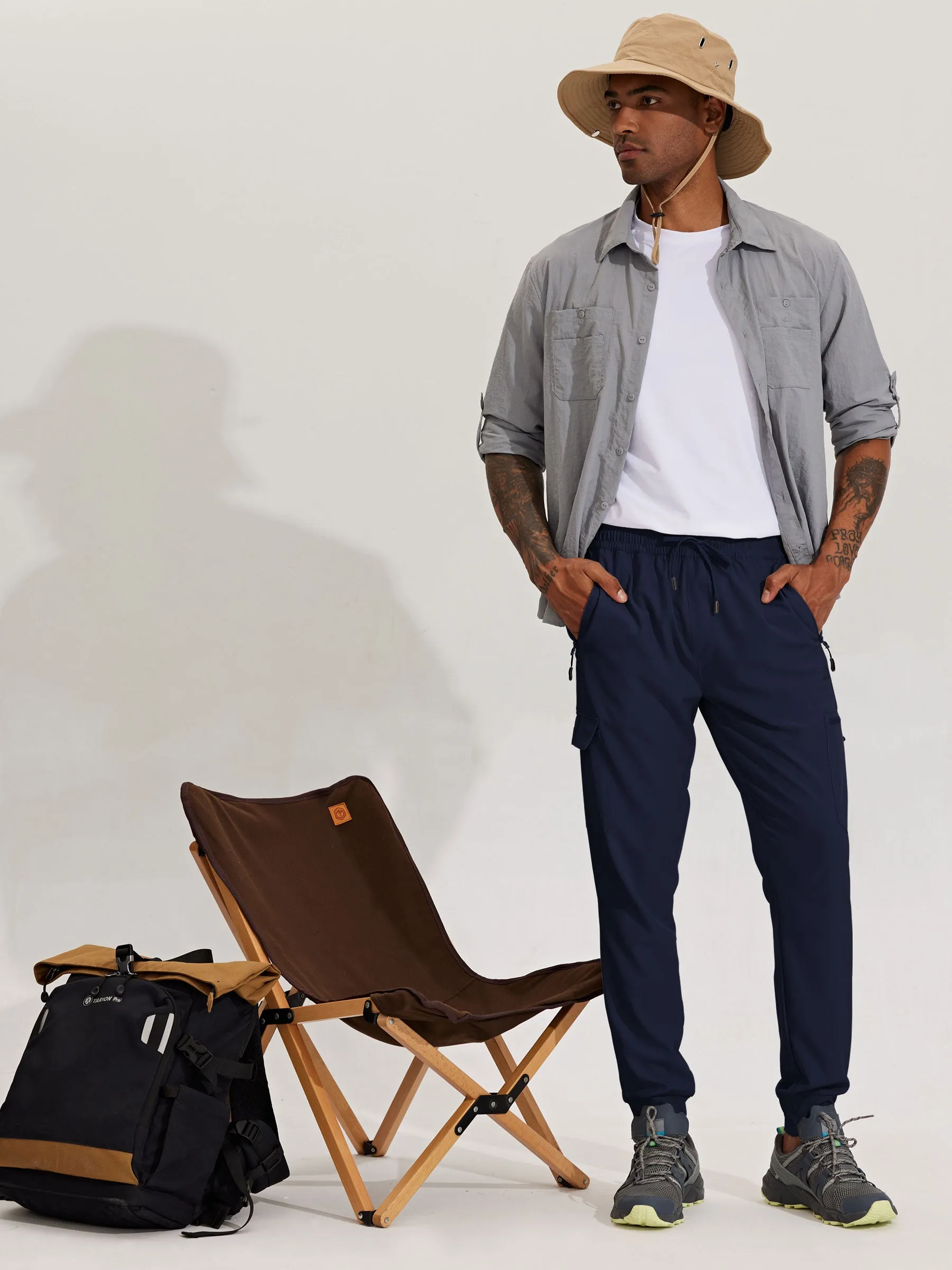Men's Lightweight Cargo Joggers