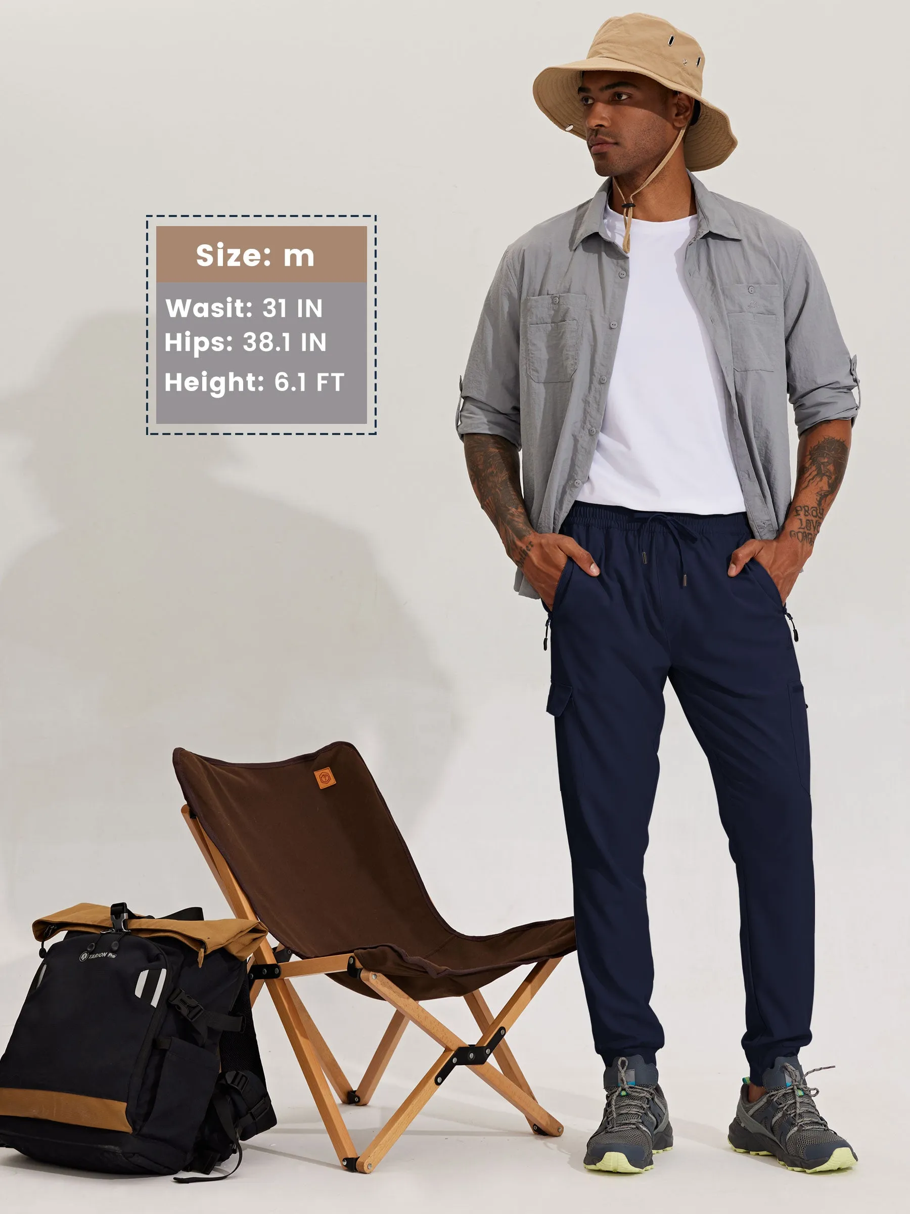 Men's Lightweight Cargo Joggers