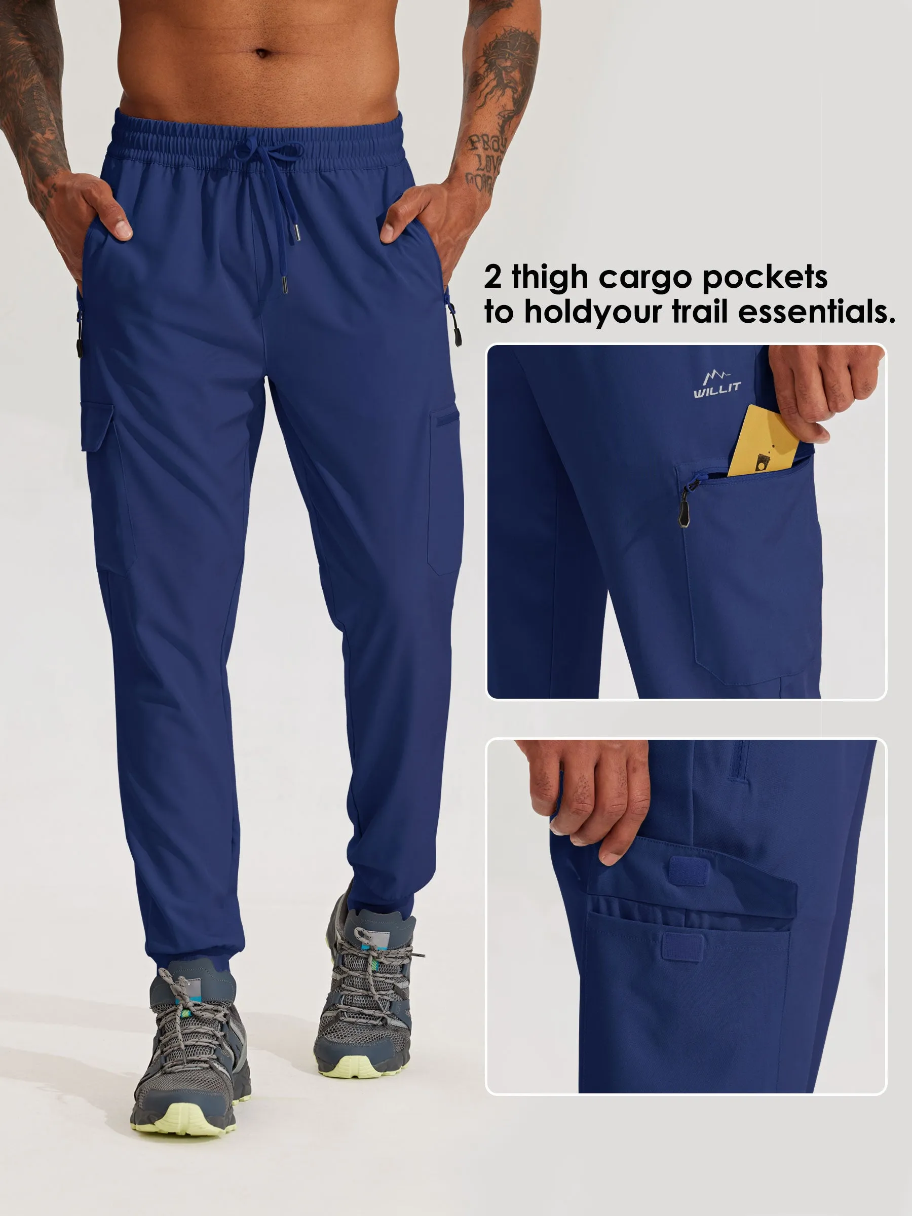 Men's Lightweight Cargo Joggers