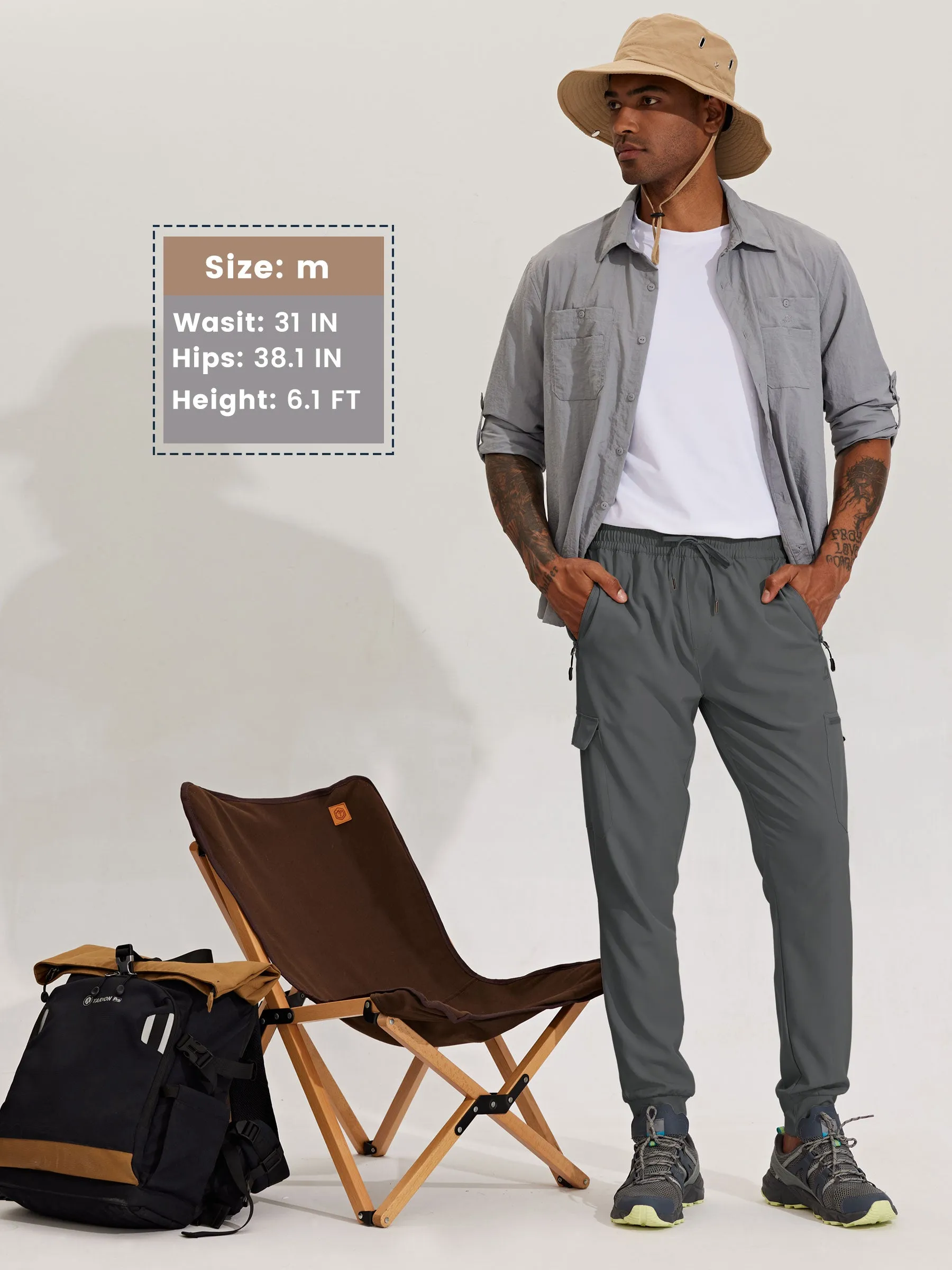 Men's Lightweight Cargo Joggers