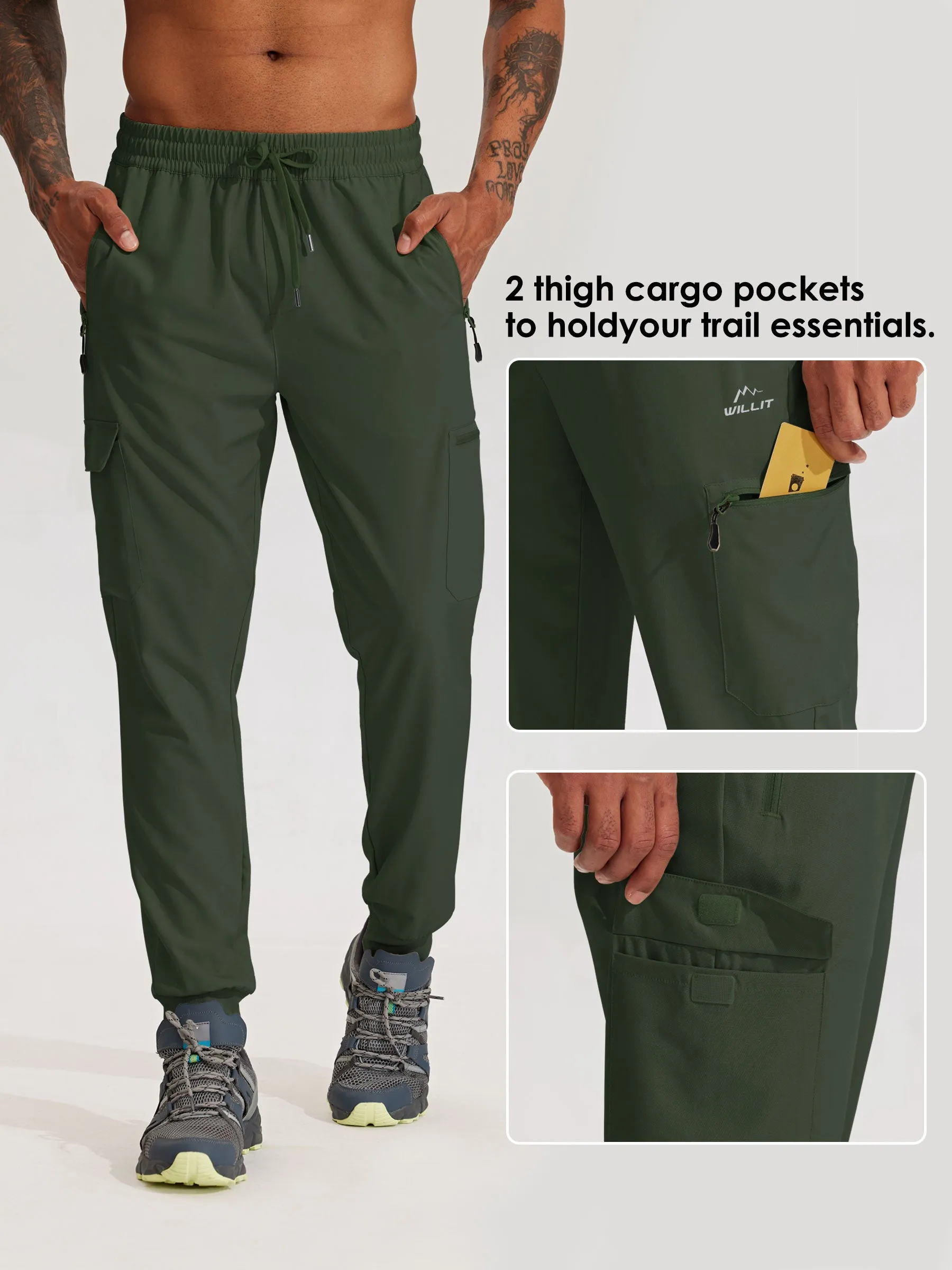 Men's Lightweight Cargo Joggers