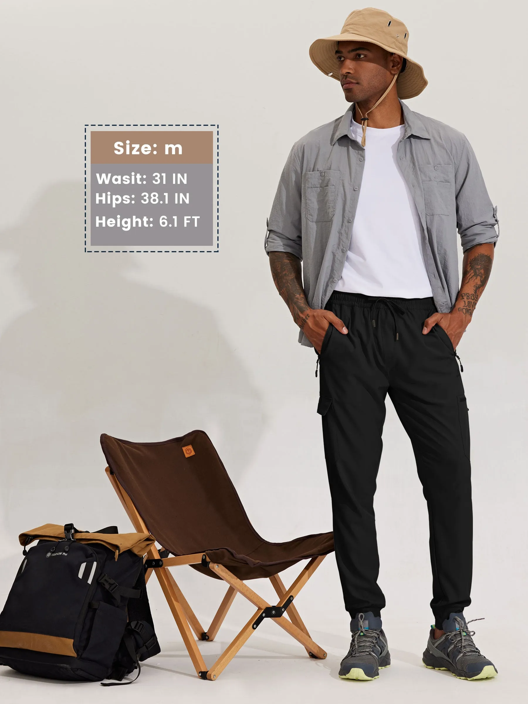 Men's Lightweight Cargo Joggers