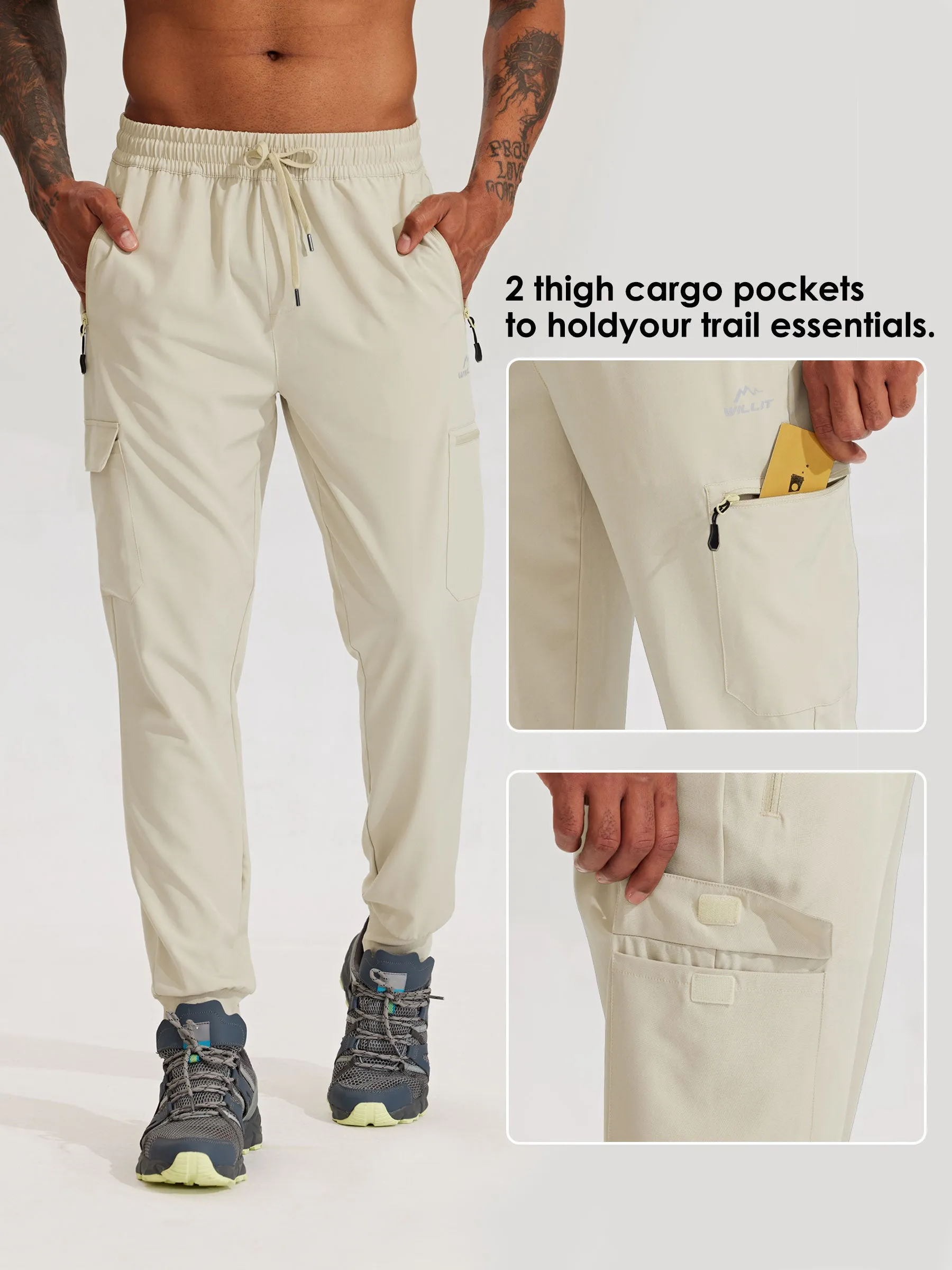 Men's Lightweight Cargo Joggers