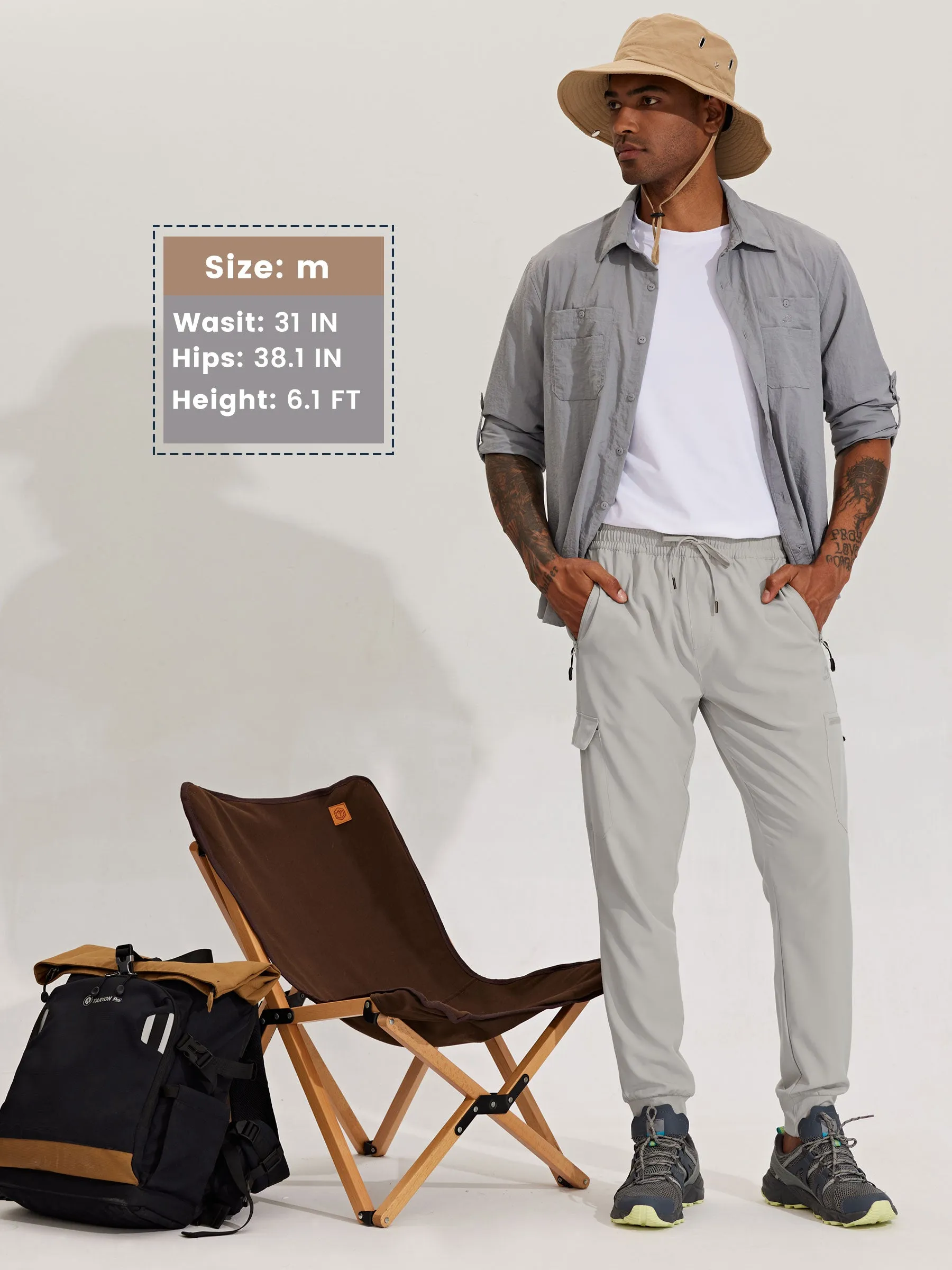 Men's Lightweight Cargo Joggers