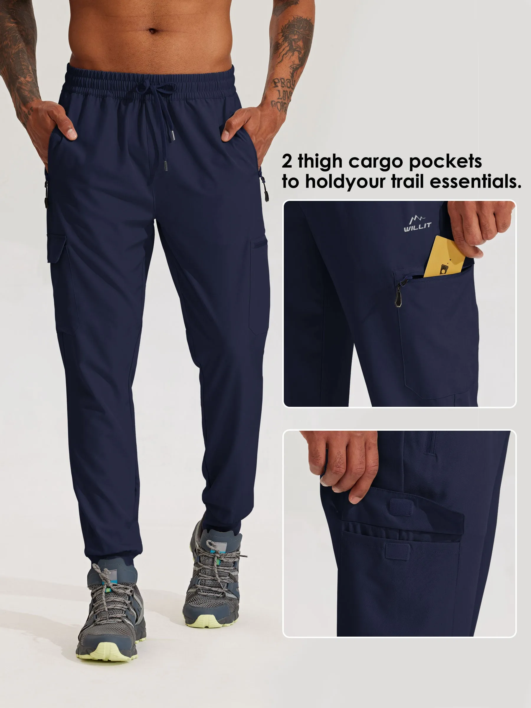 Men's Lightweight Cargo Joggers