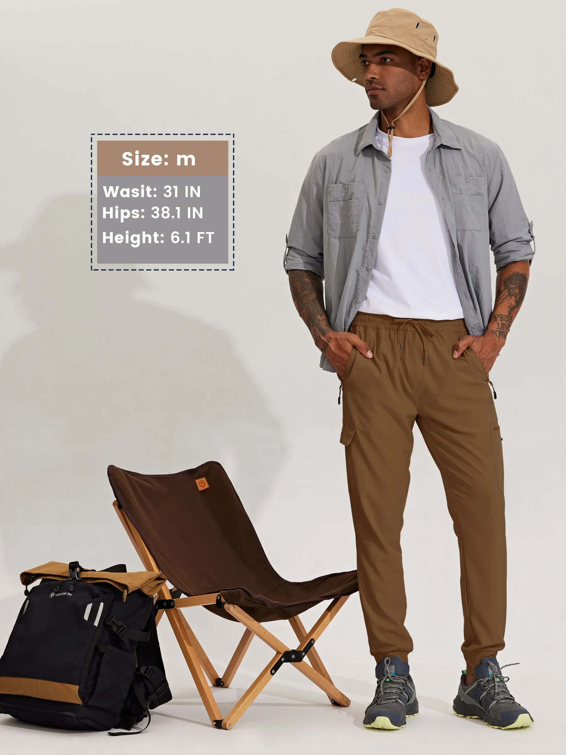 Men's Lightweight Cargo Joggers