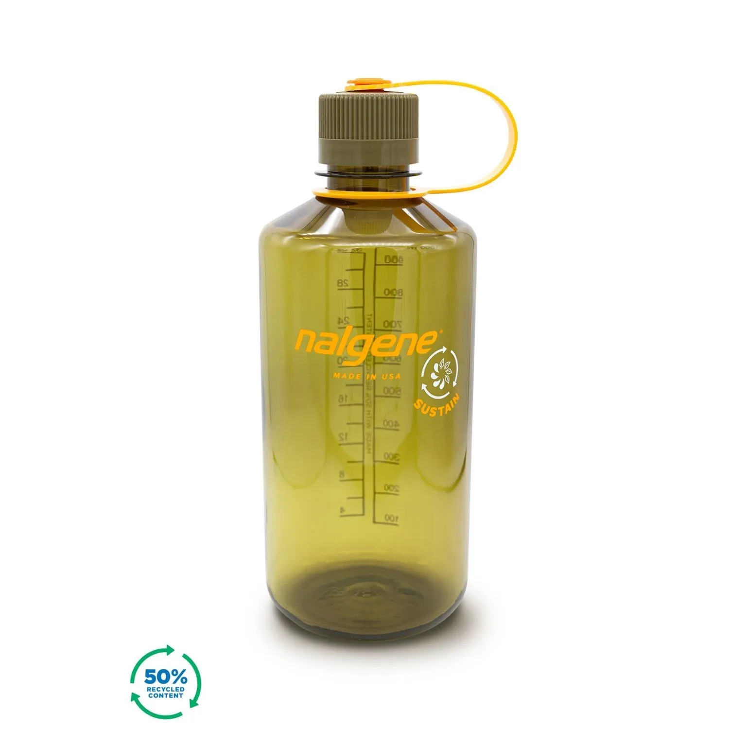 Nalgene 32oz Narrow Mouth Water Bottle (Plain) (SA)