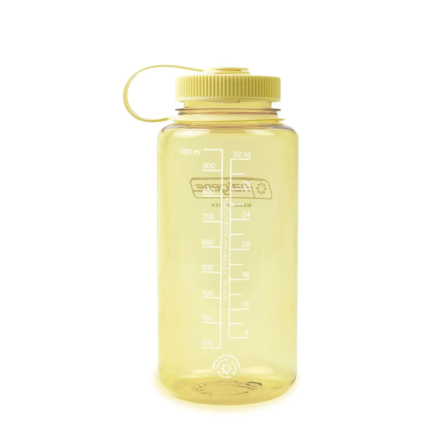 Nalgene 32oz Wide Mouth Sustain Water Bottle (Monochrome)