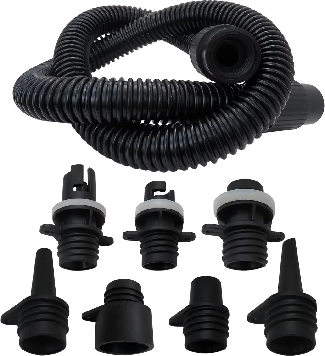 New ABS Paddle Board Pump Adapter Hose, Sup Pump Adaptor Kit Fit for Inflatable Paddle Board, Inflatable Kayaks, Inflatable Sofas/Beds/Tents, Inflatable Mats