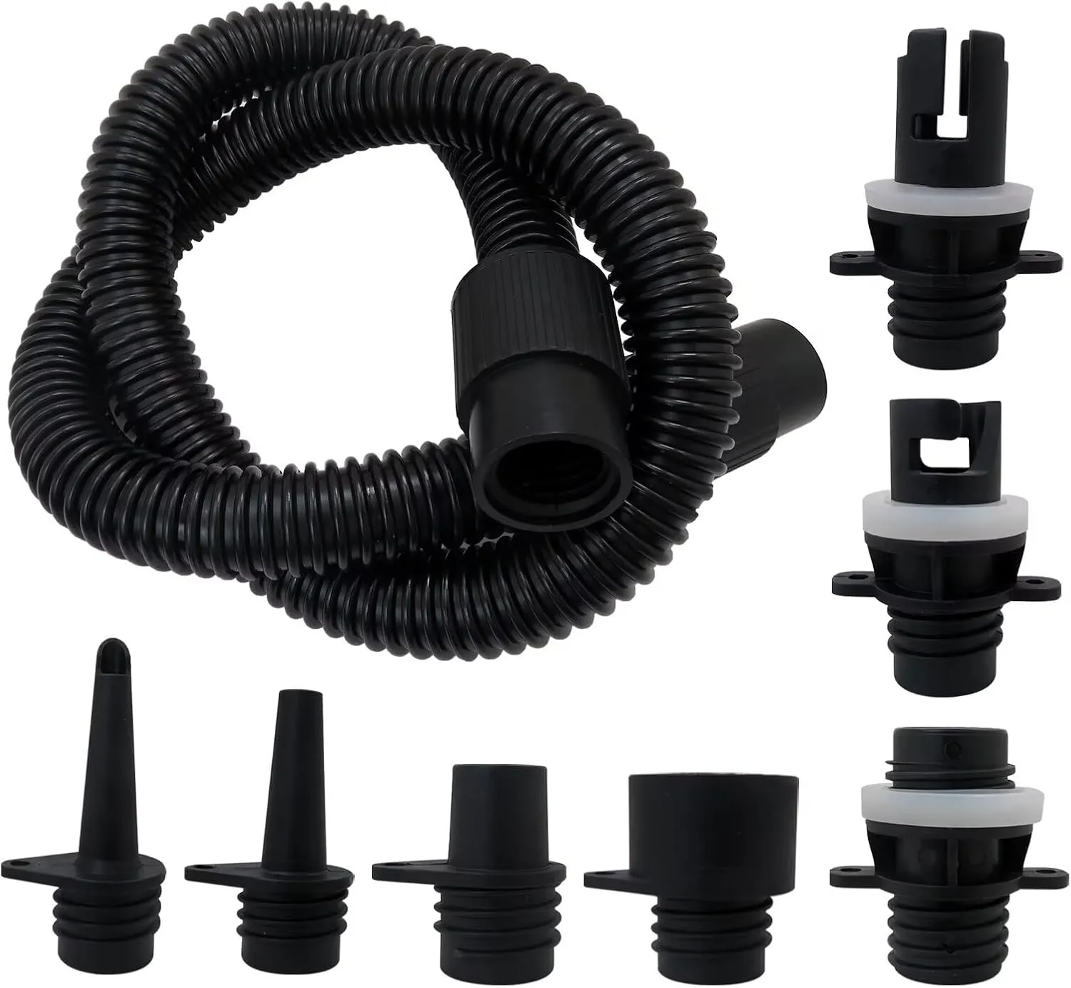 New ABS Paddle Board Pump Adapter Hose, Sup Pump Adaptor Kit for Inflatable Paddle Board, Inflatable Kayaks, Inflatable Sofas/Beds/Tents, Inflatable Mats