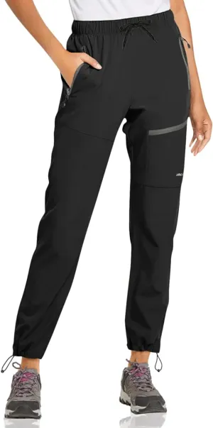 NEW BALEAF Women's 29'' Hiking Cargo Pants Outdoor Lightweight Capris Water Resistant UPF 50 Zipper Pockets - Size X-Large - Retails for $59.99!