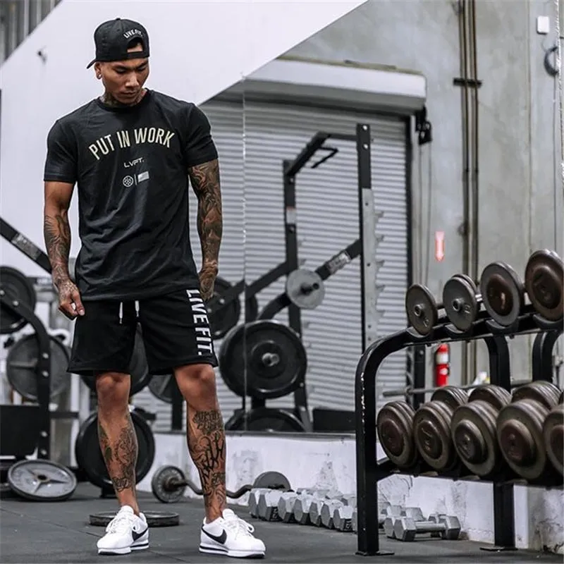 Newest Gym Mens Shorts Trousers Casual Joggers Men Shorts Bodybuilding Sweatpants Muscle Fitness Men Mesh Workout Acitve Shorts