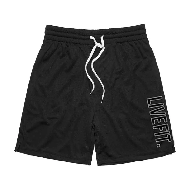 Newest Gym Mens Shorts Trousers Casual Joggers Men Shorts Bodybuilding Sweatpants Muscle Fitness Men Mesh Workout Acitve Shorts