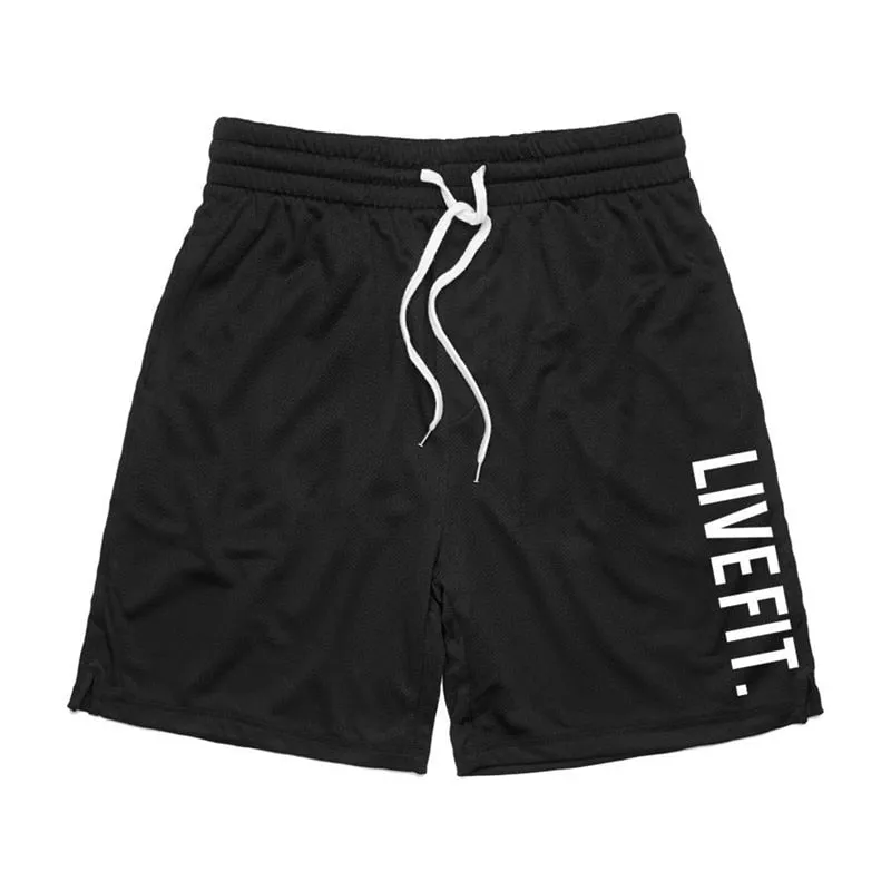 Newest Gym Mens Shorts Trousers Casual Joggers Men Shorts Bodybuilding Sweatpants Muscle Fitness Men Mesh Workout Acitve Shorts
