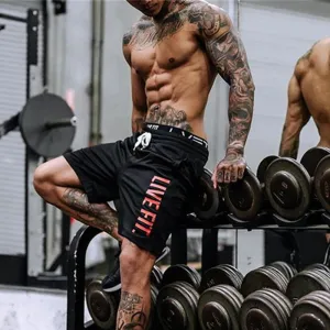 Newest Gym Mens Shorts Trousers Casual Joggers Men Shorts Bodybuilding Sweatpants Muscle Fitness Men Mesh Workout Acitve Shorts