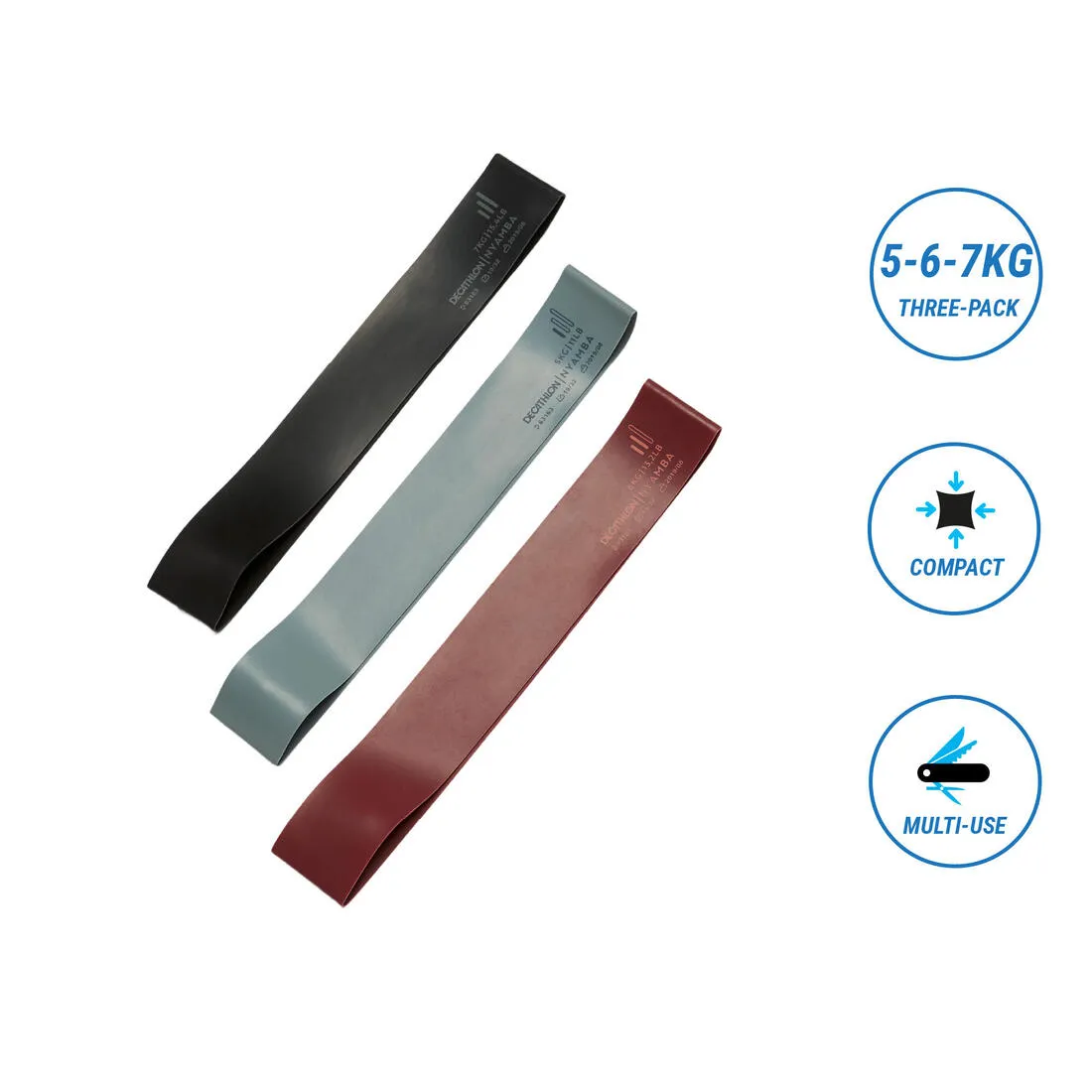 Nyamba Mini Resistance Bands - 3-pack