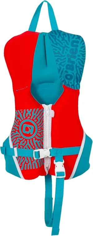 O'Brien Infant Neoprene US Coast Guard Approved Life Jacket for Lakes, Pools, Boating, Paddle & Swimming