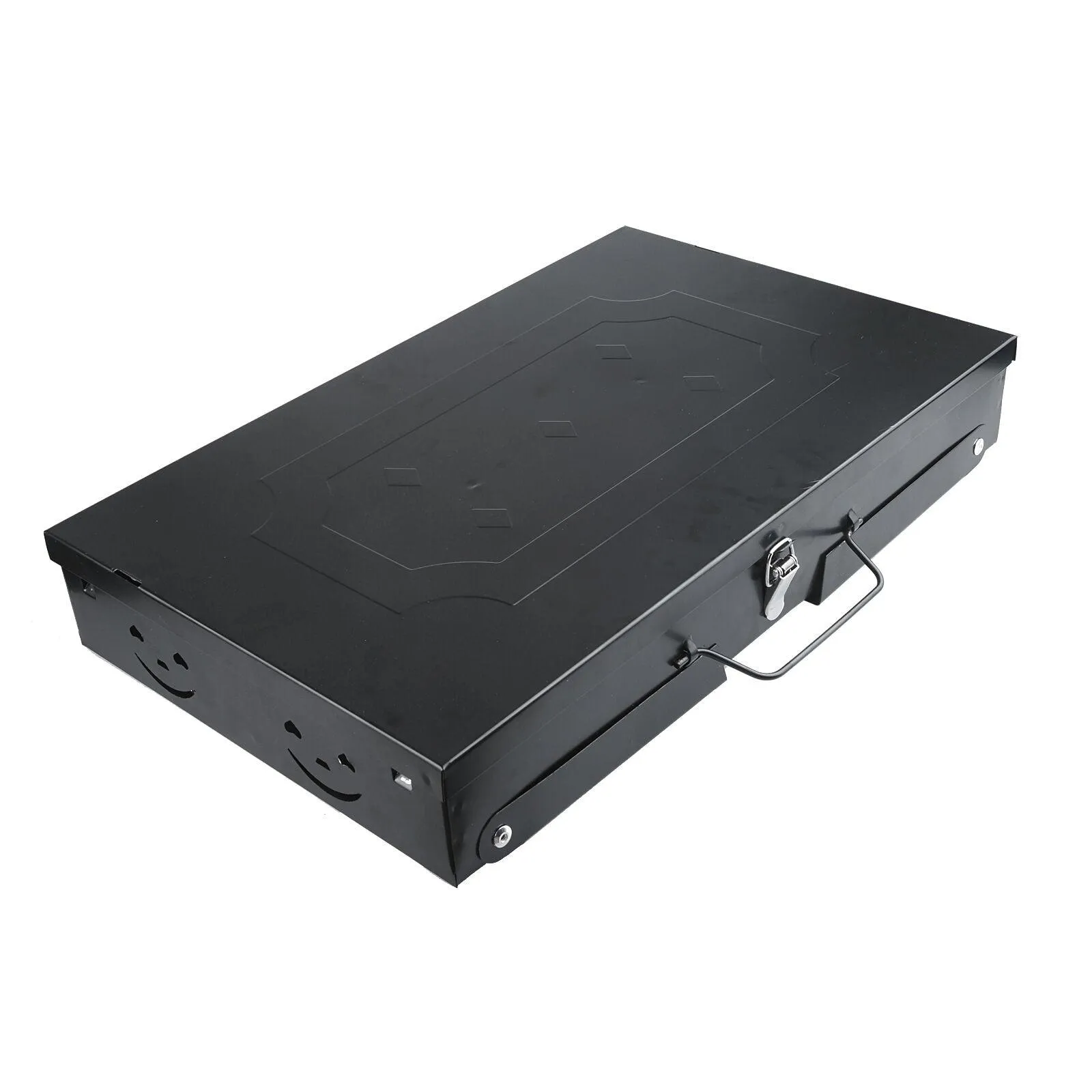 Outdoor Portable Charcoal Grill Folding Box Grill Gift Barbecue Grill.
