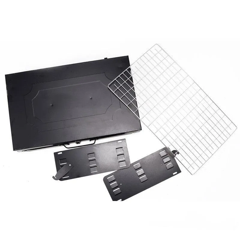 Outdoor Portable Charcoal Grill Folding Box Grill Gift Barbecue Grill.