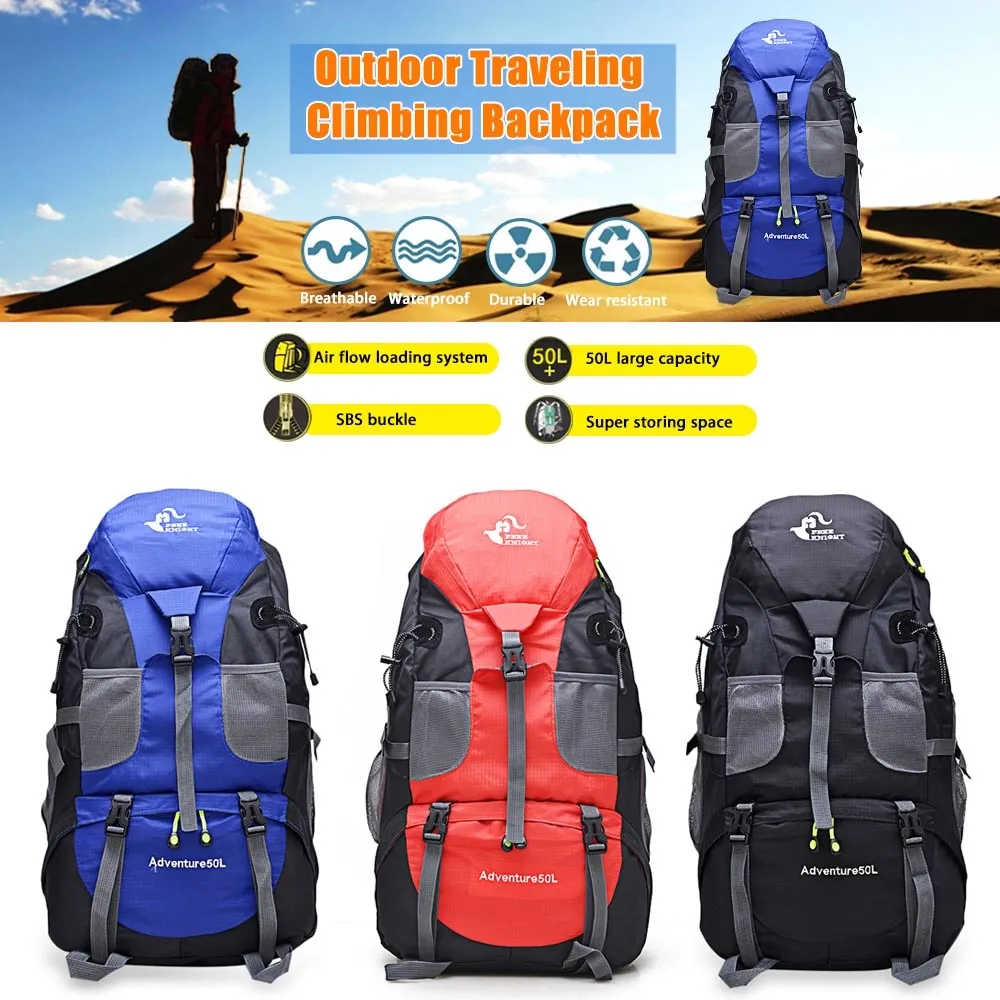 Outdoor Waterproof Climbing Hiking Backpack