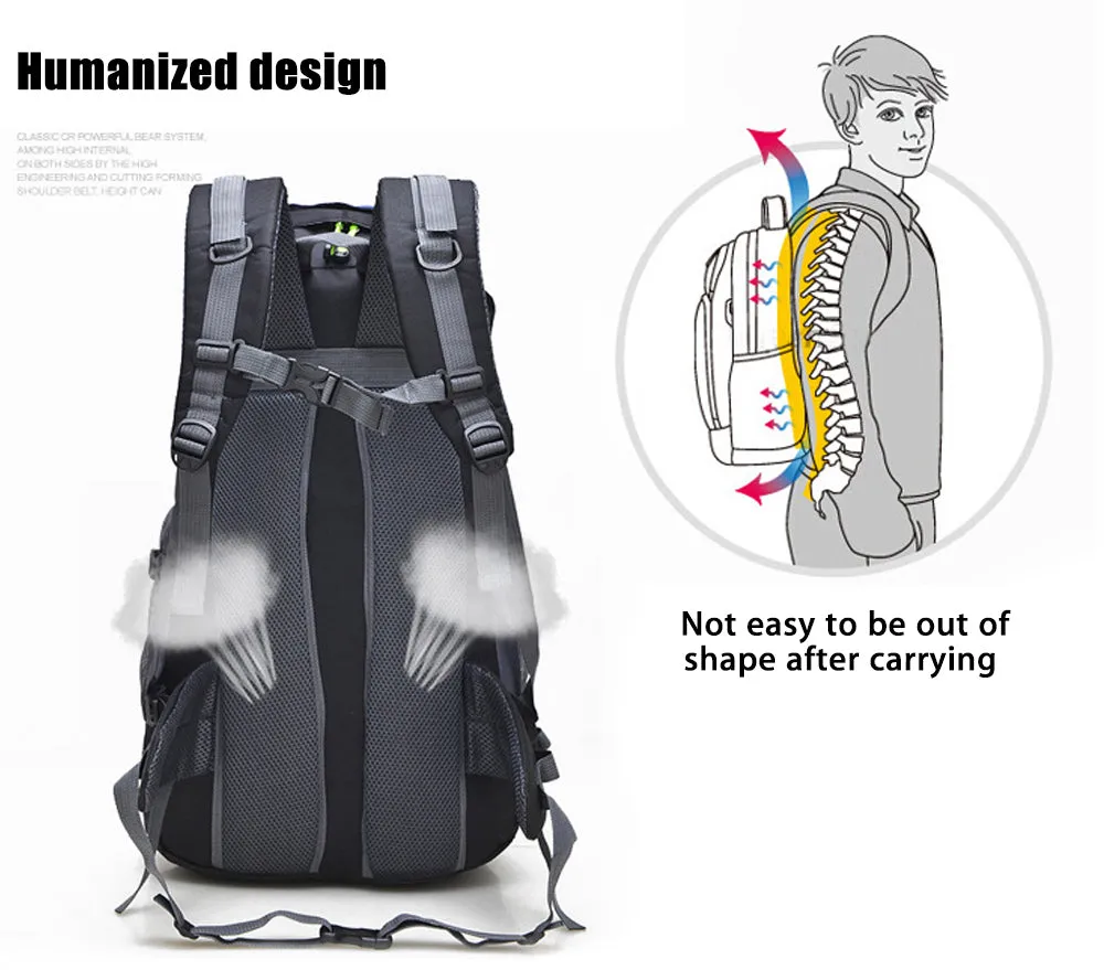 Outdoor Waterproof Climbing Hiking Backpack
